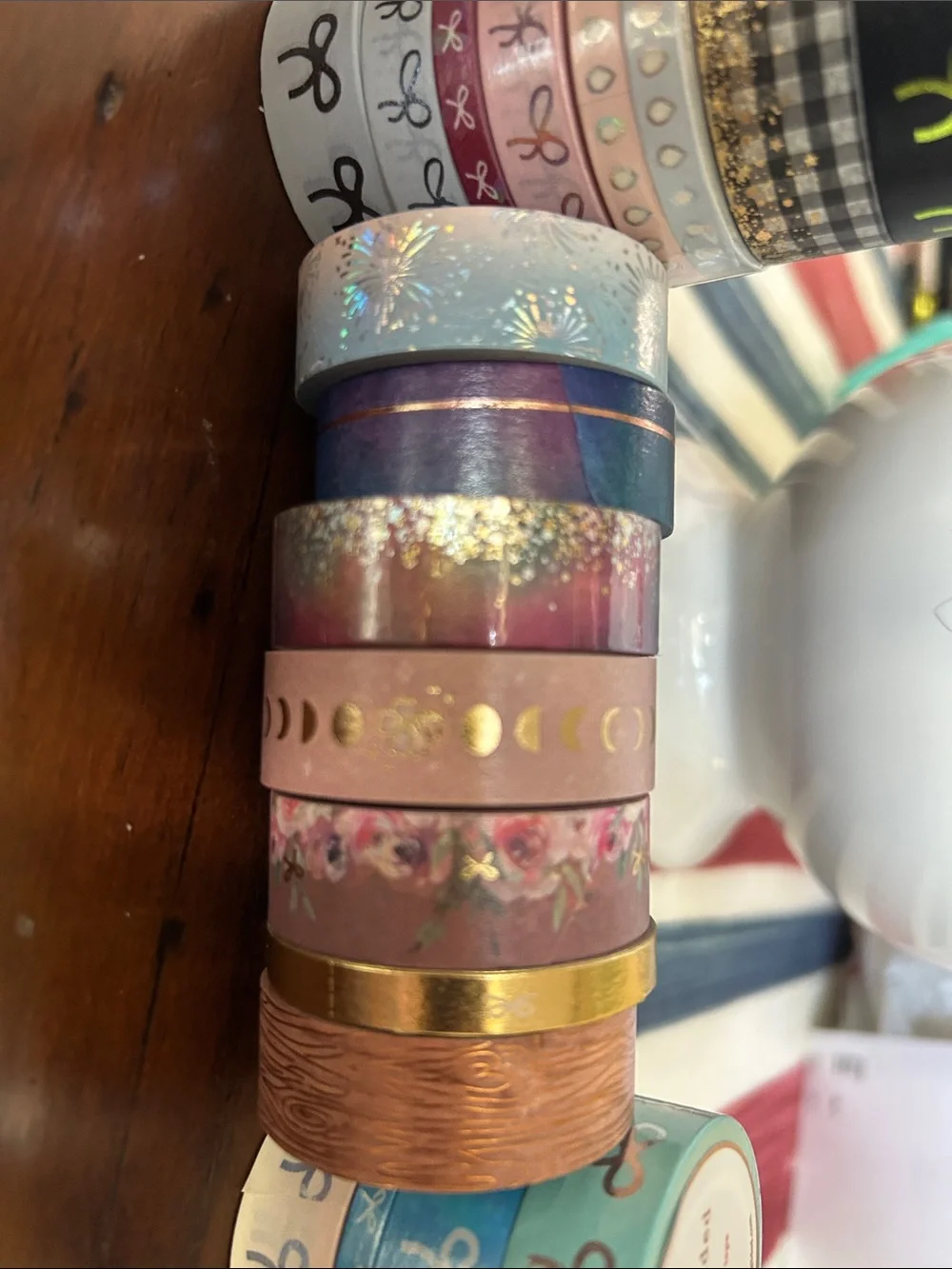 Simply gilded bundle 20Washi Tape Set - Assorted Blue, Pink, Gold, Black